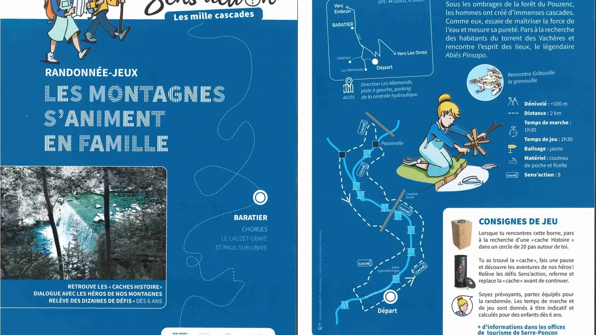 Parcours sens'action Les milles cascades