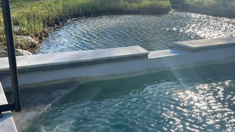 Piscine écologique avec bassin naturel (12x4m)