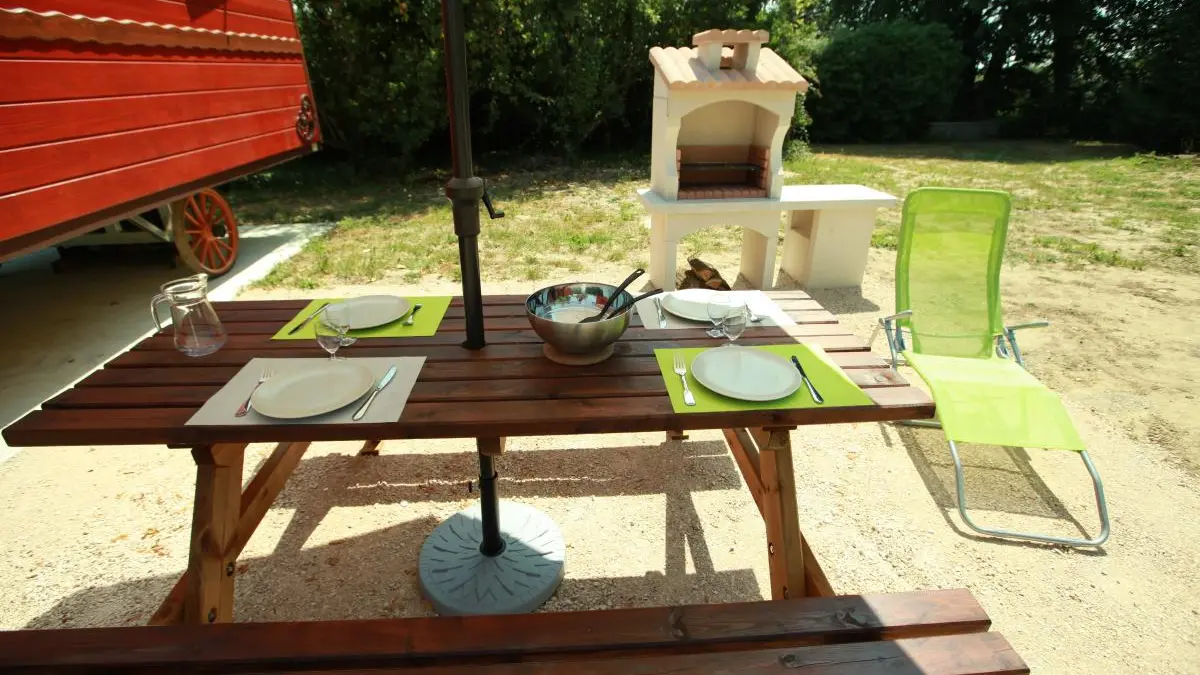 Un petit repas au soleil