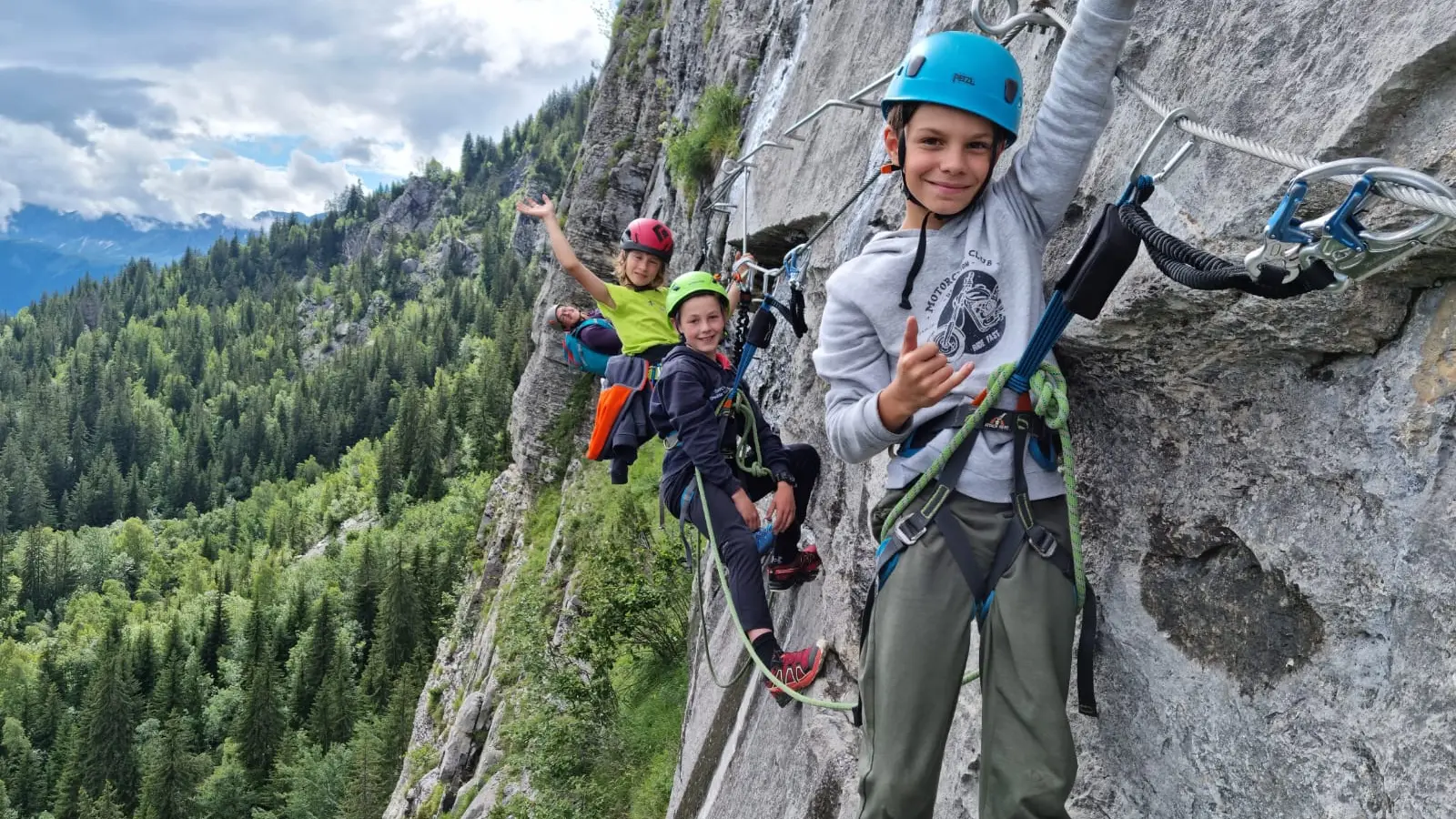 la via ferrata