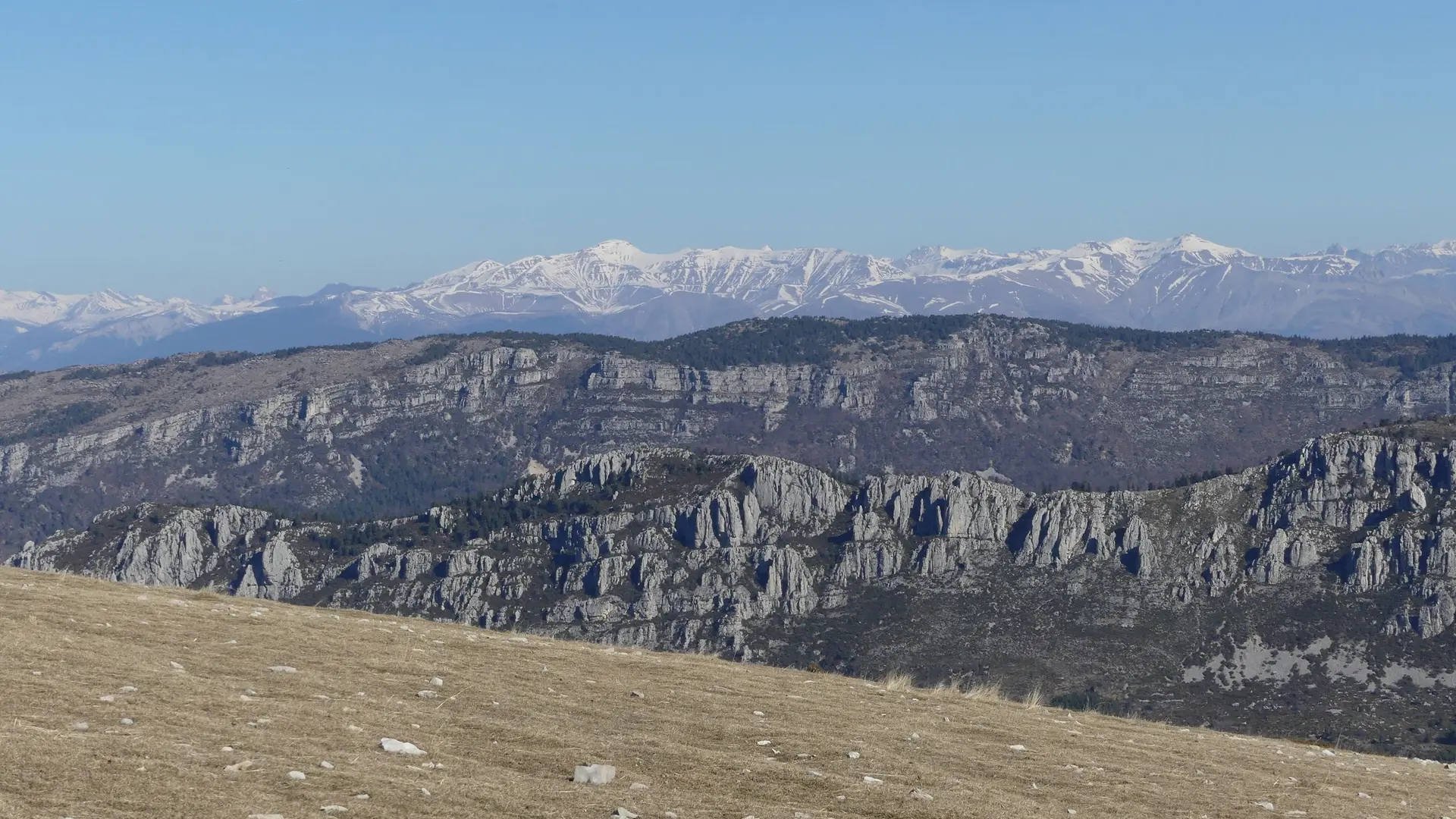 Vue sur le Mercantour