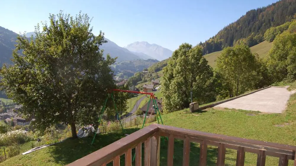 Vue balcon été / Summer balcony view - Bon séjour - Le Grand-Bornand