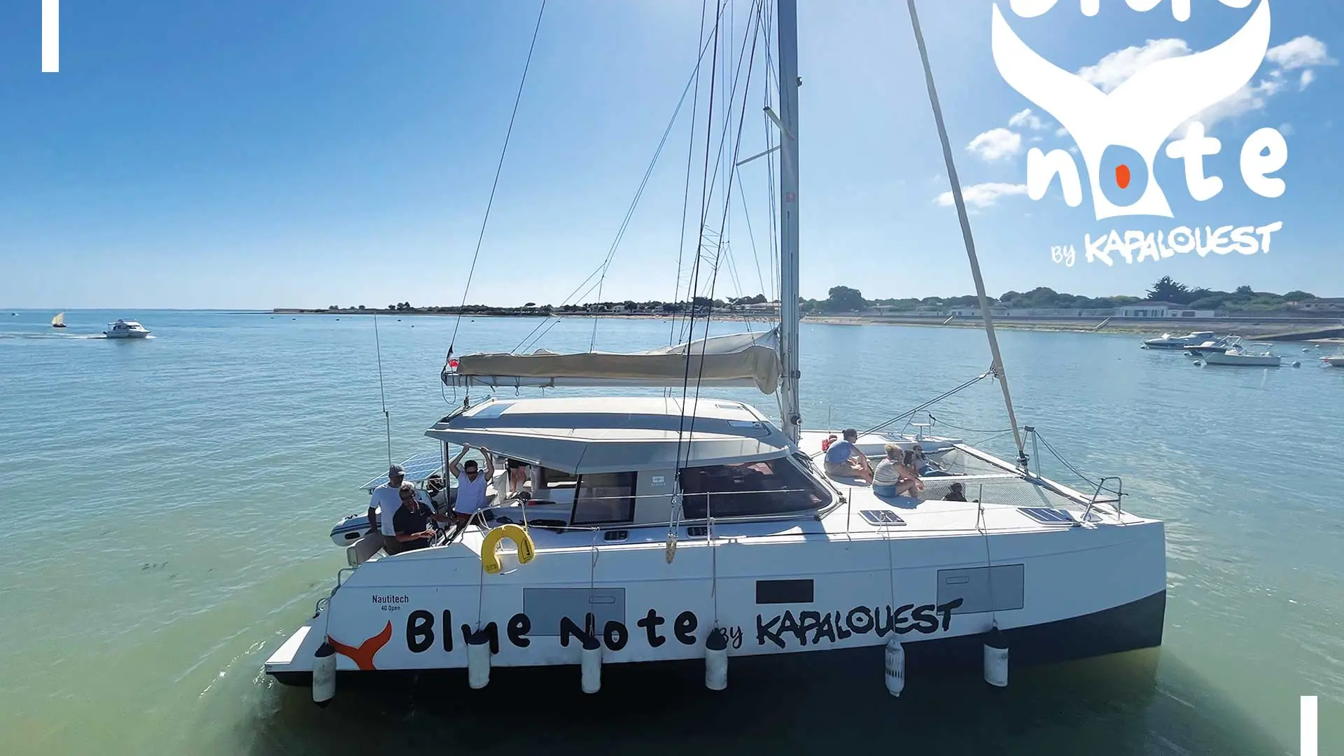 Catamaran à voile de Blue Note by Kapalouest