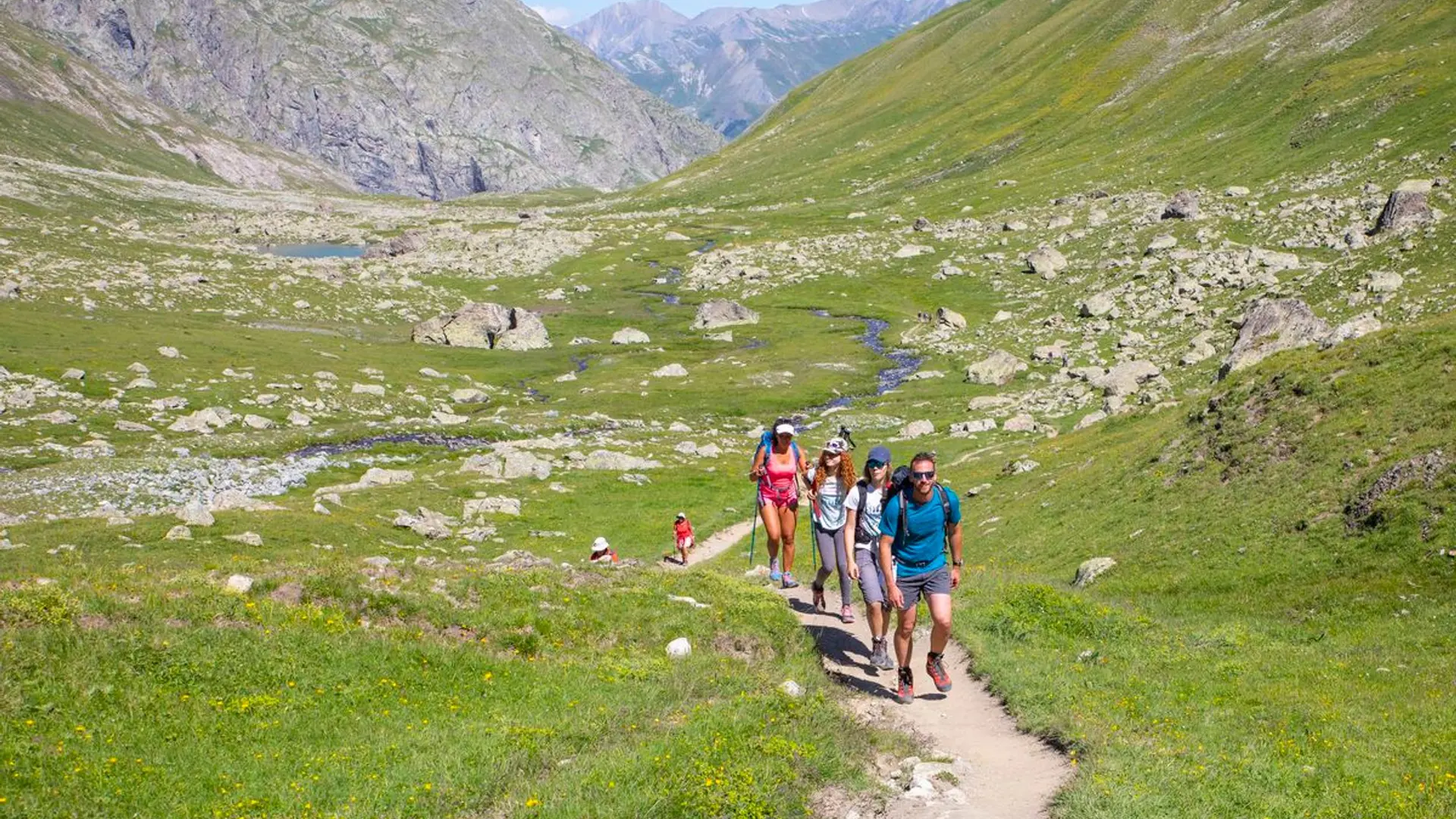 Montée au col d'Arsine