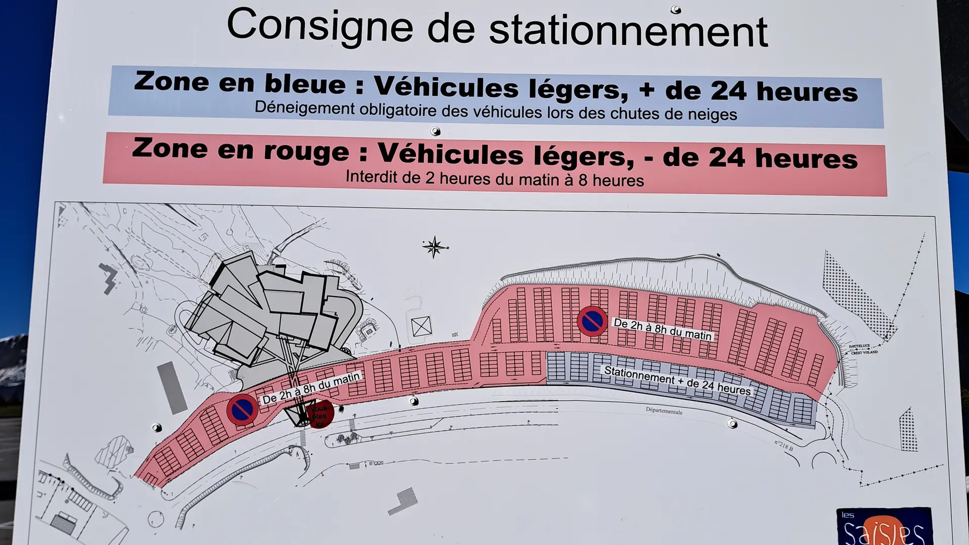 Informations et restrictions de stationnement