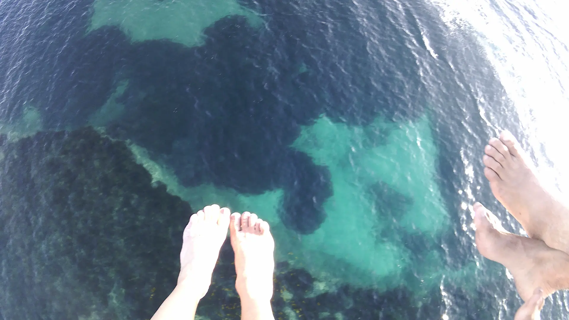 Vue d'en haut en parachute