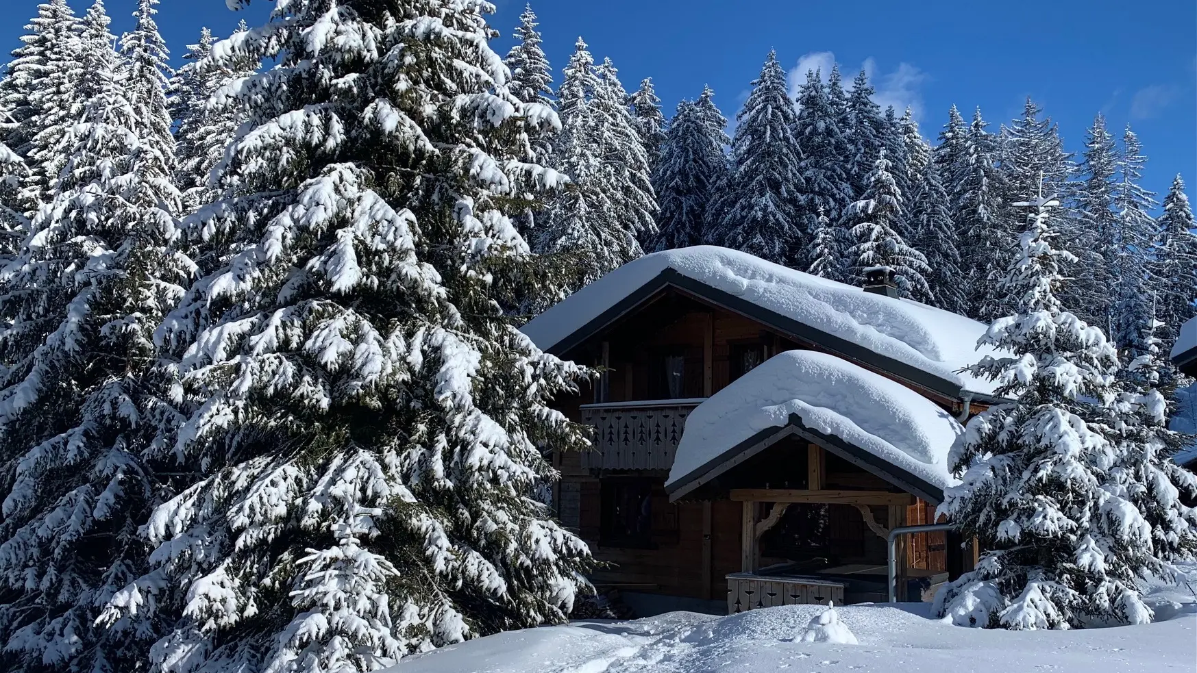 Chalet en hiver