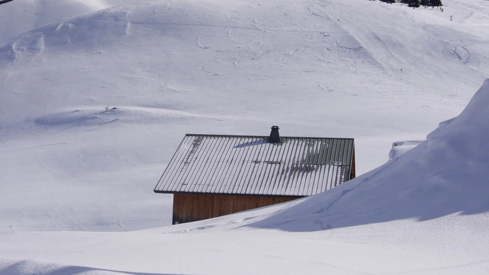 Chalet en hiver