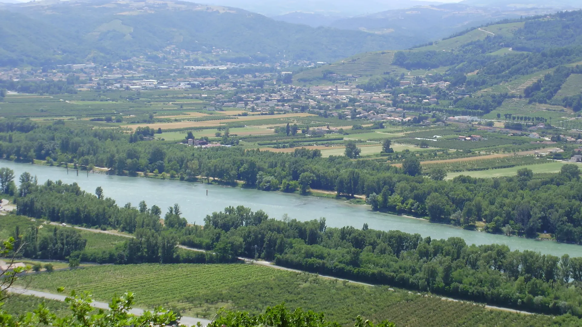 Vue du Belvédère des Méjeans