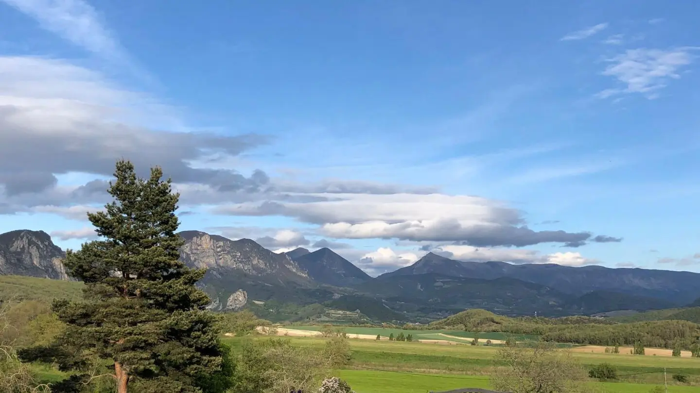 La vue depuis la propriété