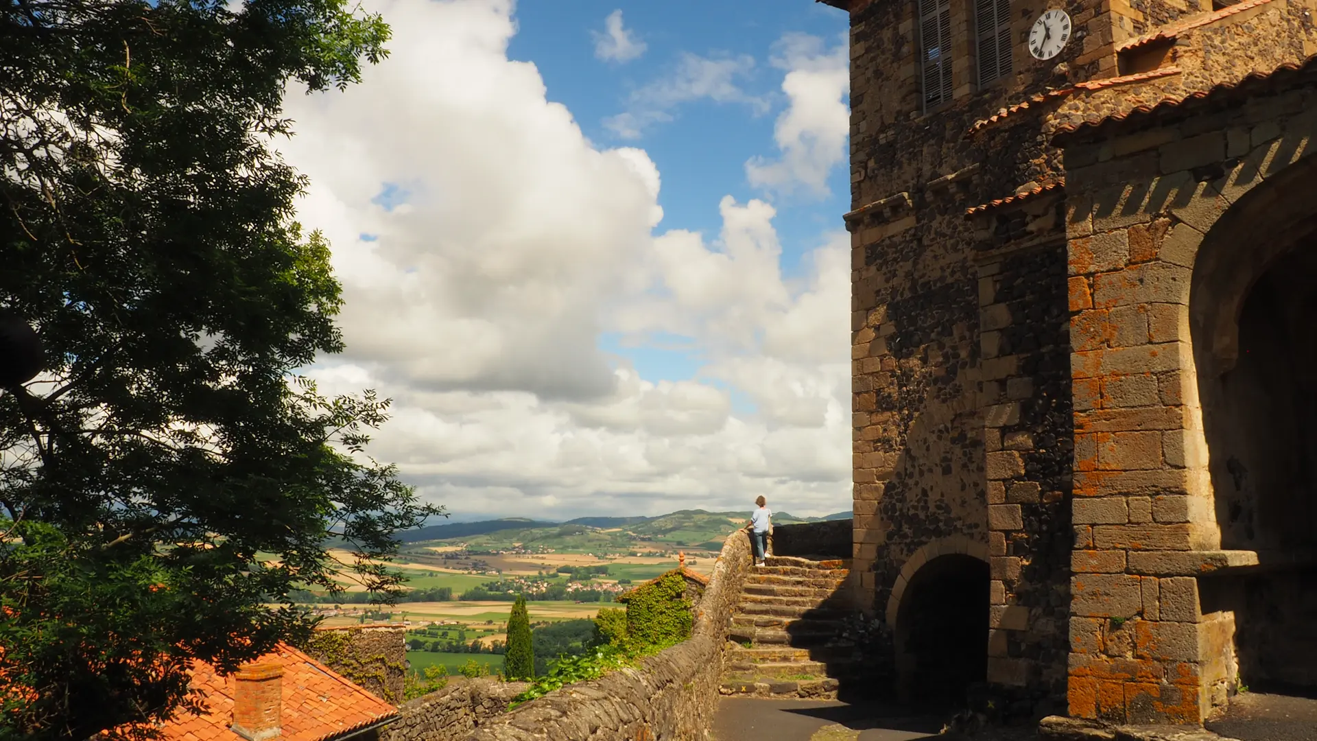 Sommet du village d'Usson