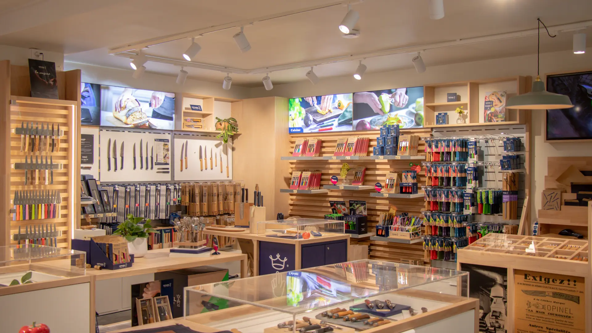 Intérieur de la boutique