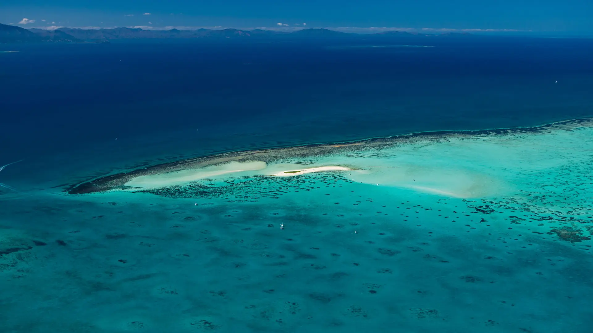 Goéland islet on the Noumea lagoon