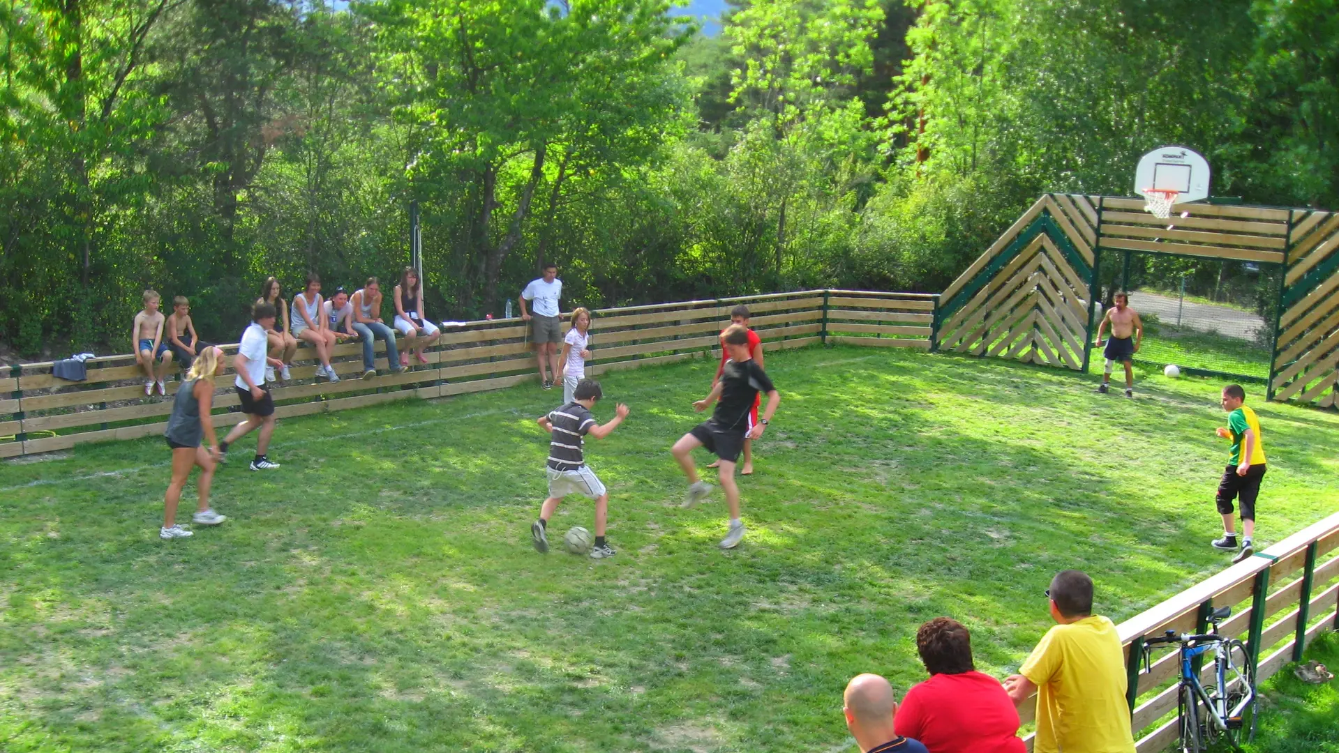 Terrain de jeux du camping