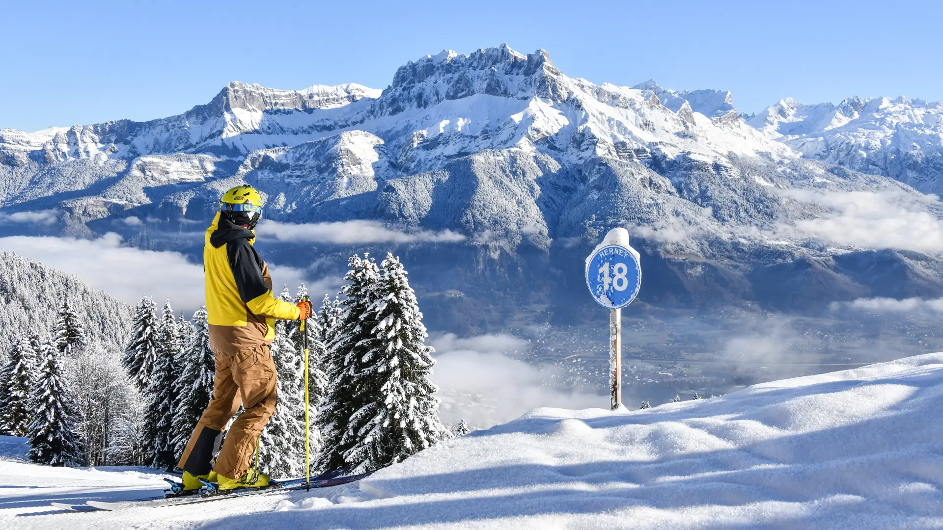 Face aux aiguilles de Warens