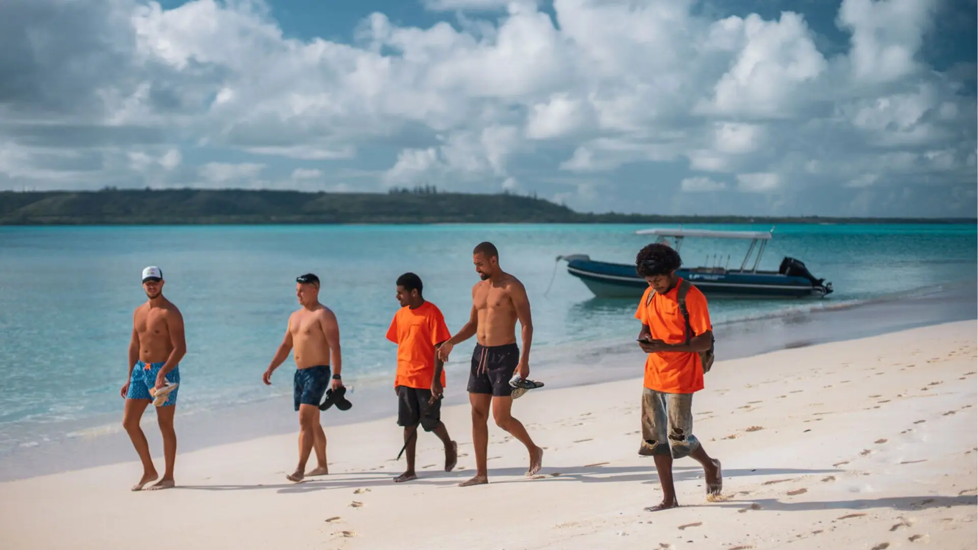 Balade sur la plage de l'îlot brosse