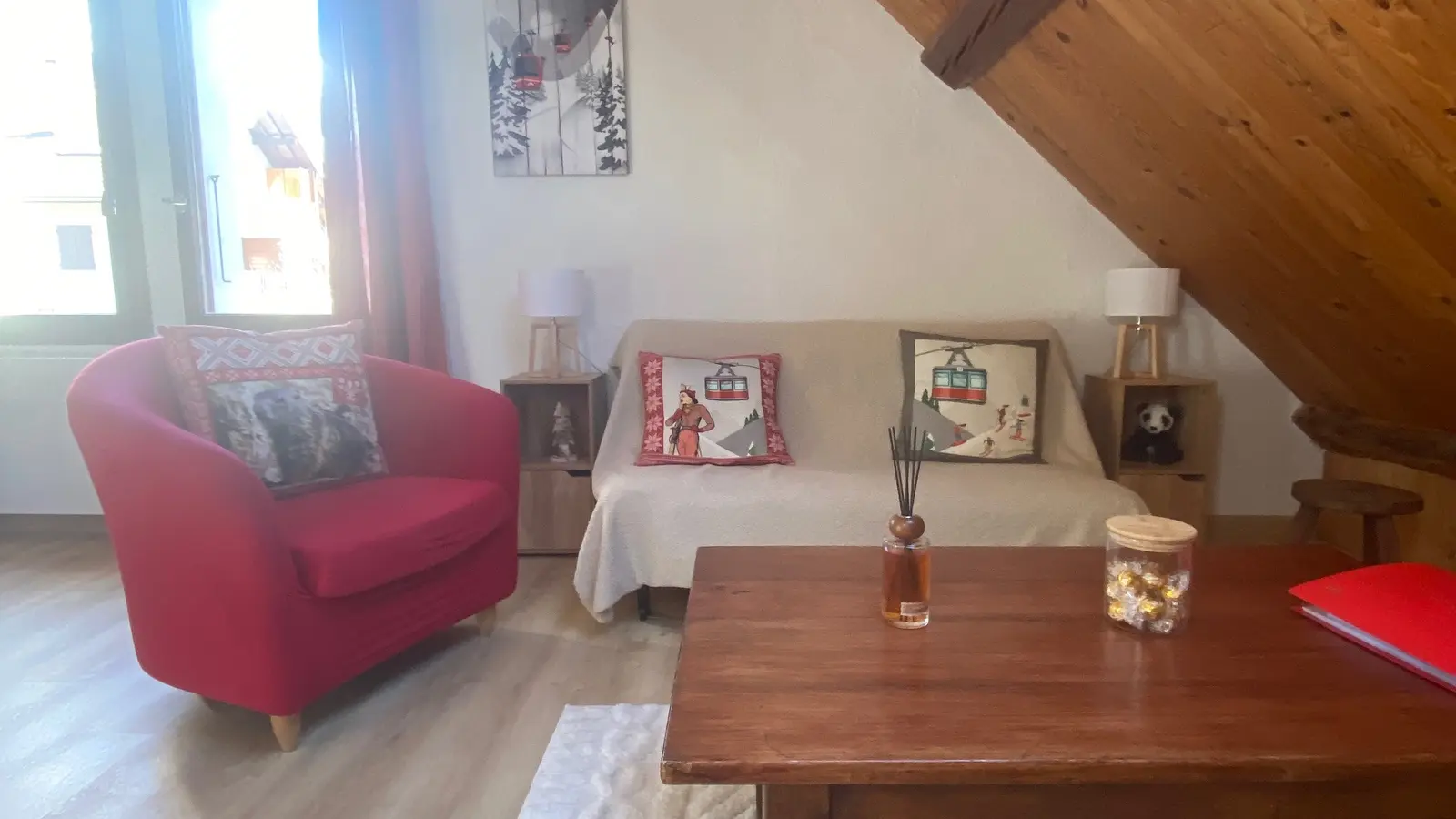 Location chalet et studio Là-haut