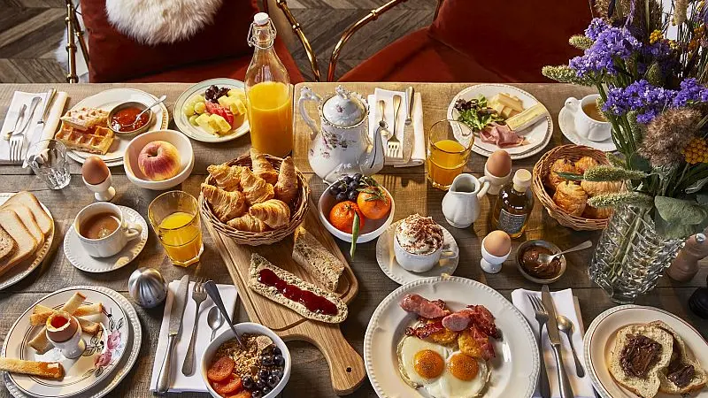 Petit déjeuner à l'Alpen Valley