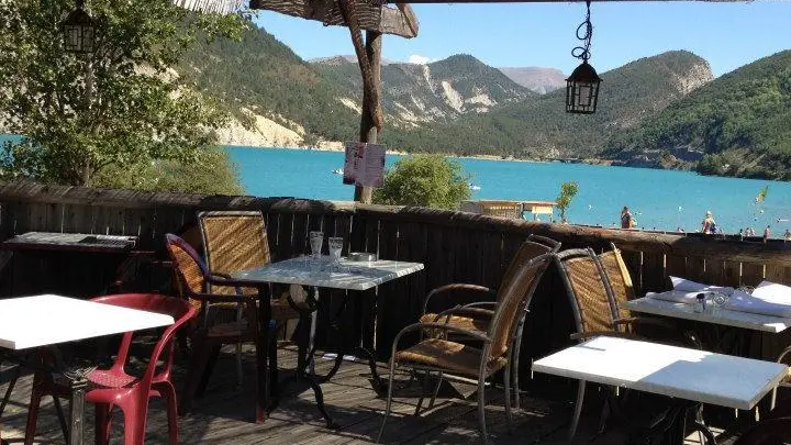 Terrasse Snack du Lac, lac de Castillon