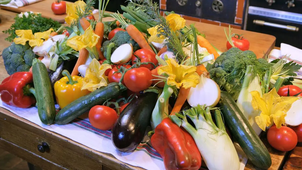 Après la cueillette en cuisine