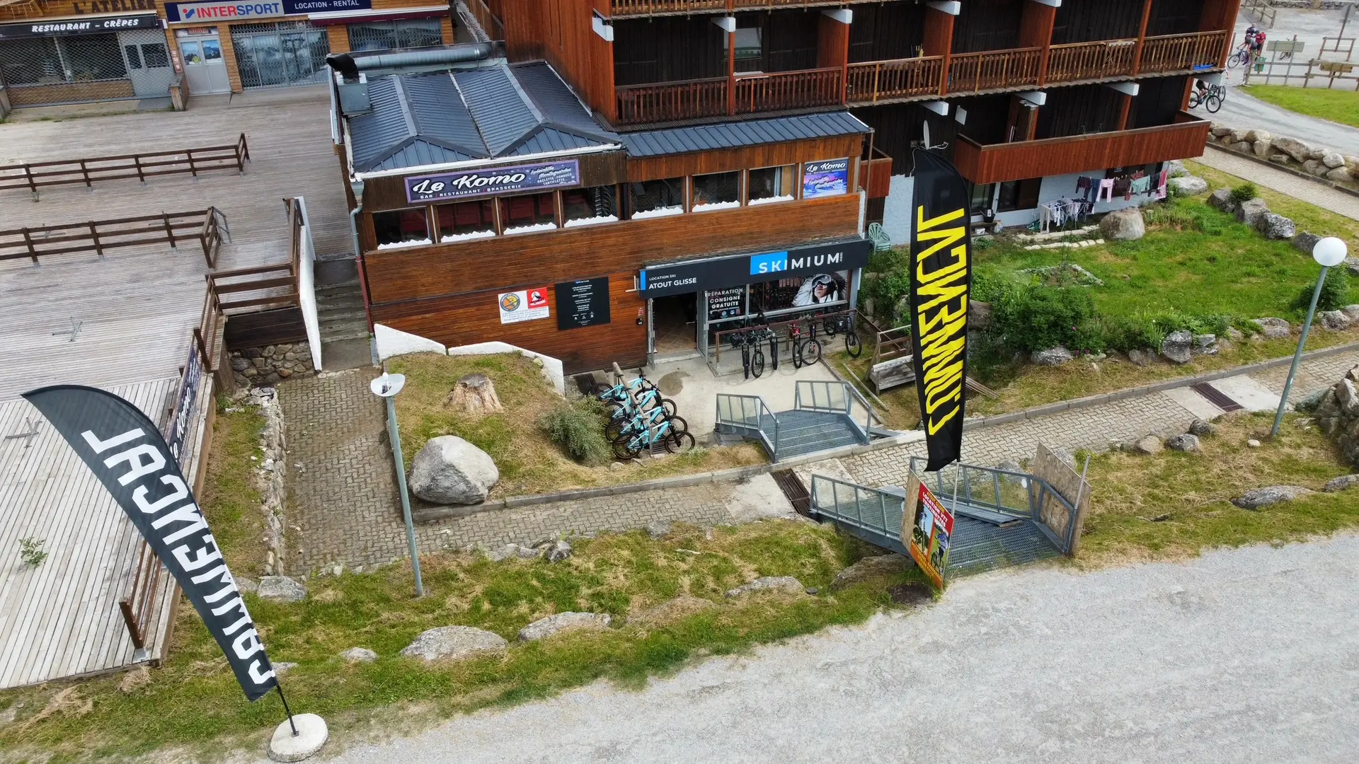 Vue d'ensemble du magasin