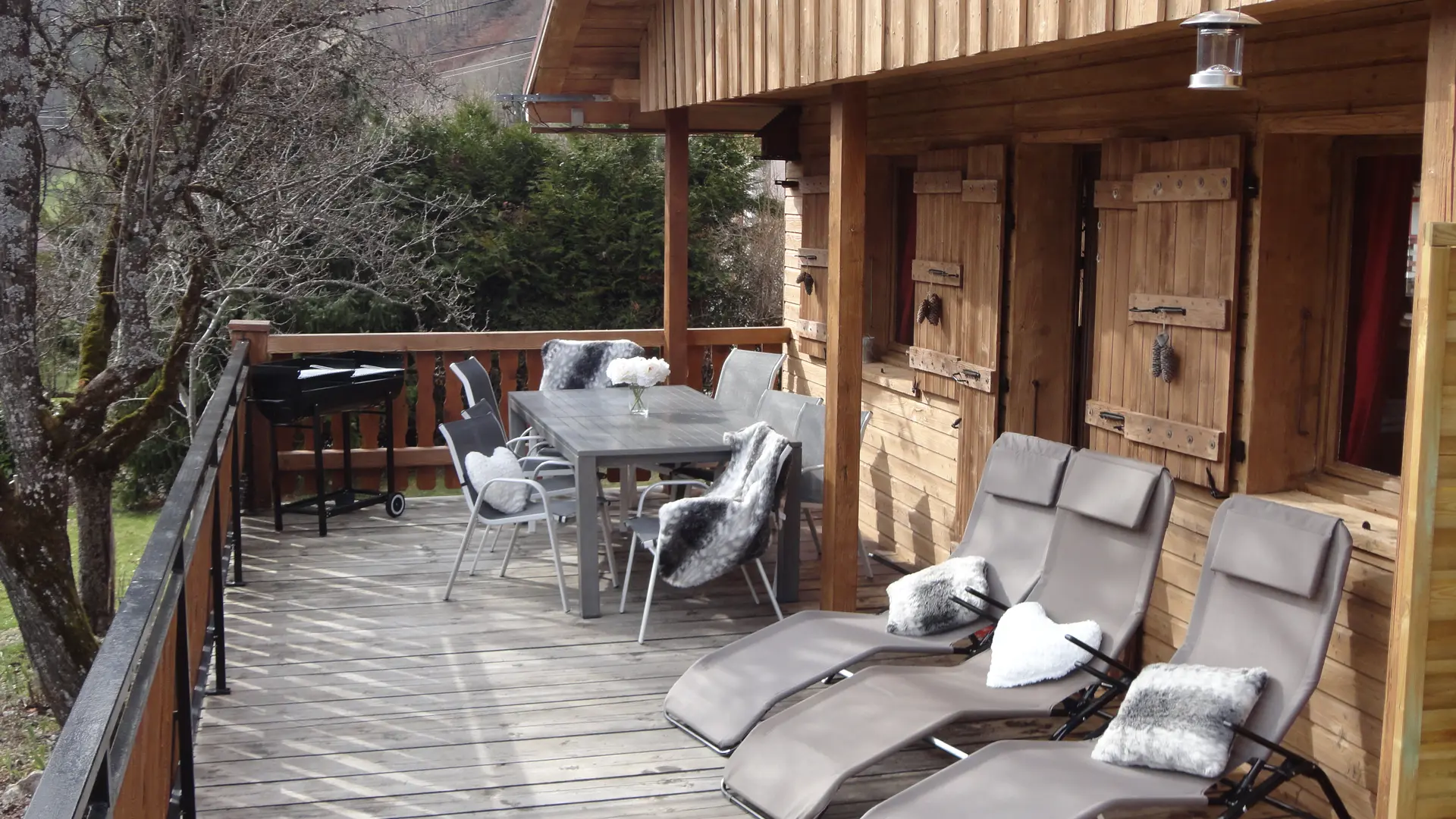 Terrasse - Chalet Marlyne - Thônes, Haute-Savoie