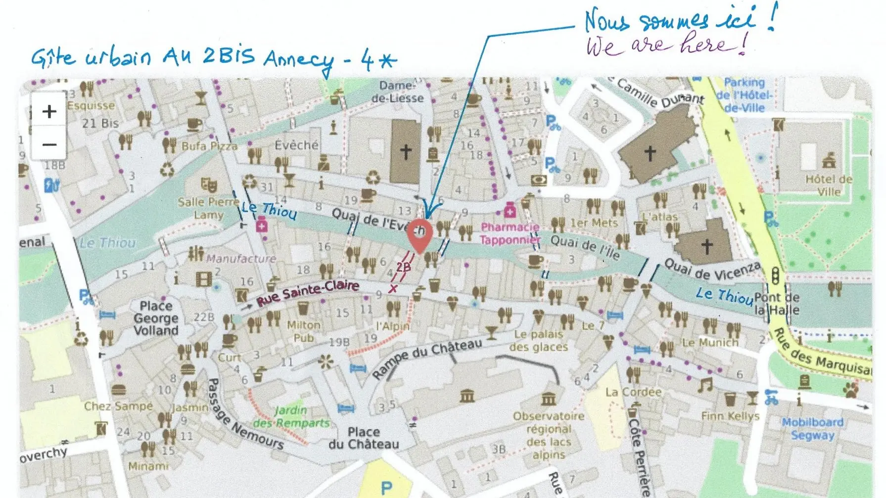 Château, Palais de l'Isle... Séjournez en plein coeur historique de la ville d'Annecy !