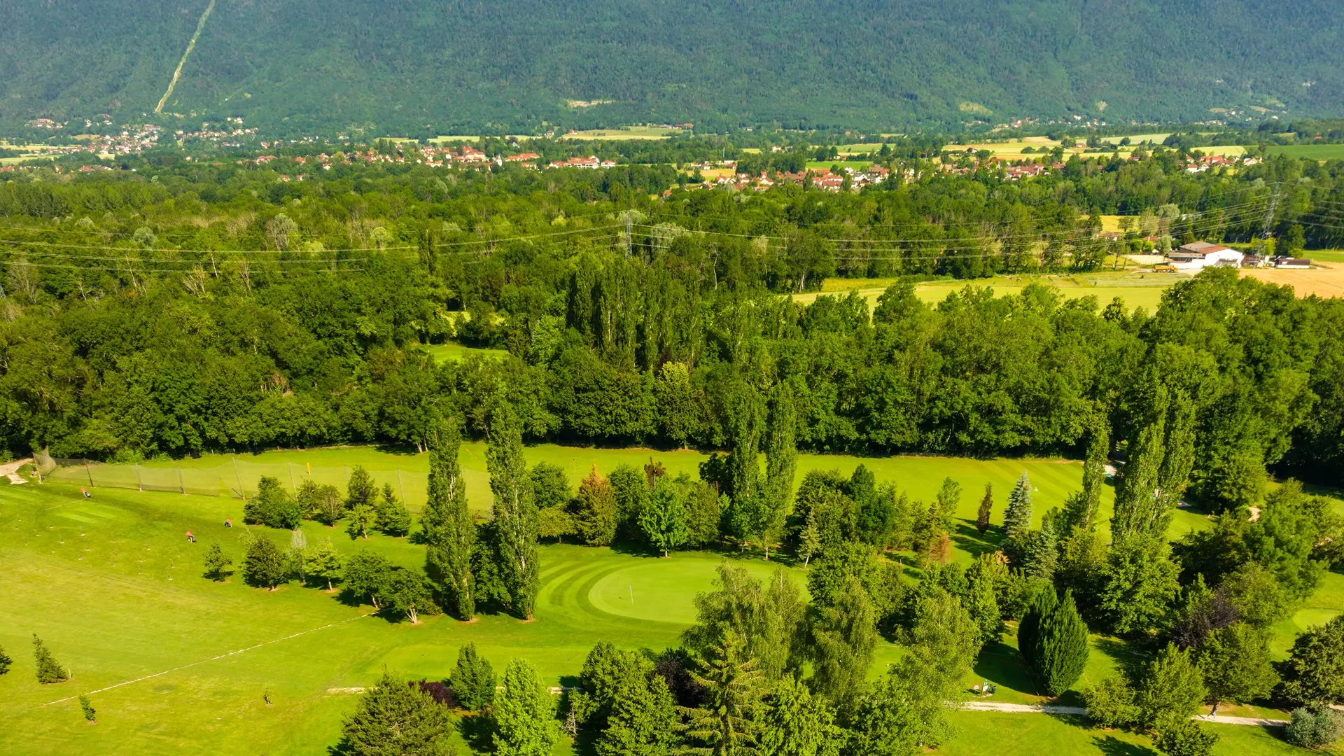 Vue aérienne Golf de la Manchette