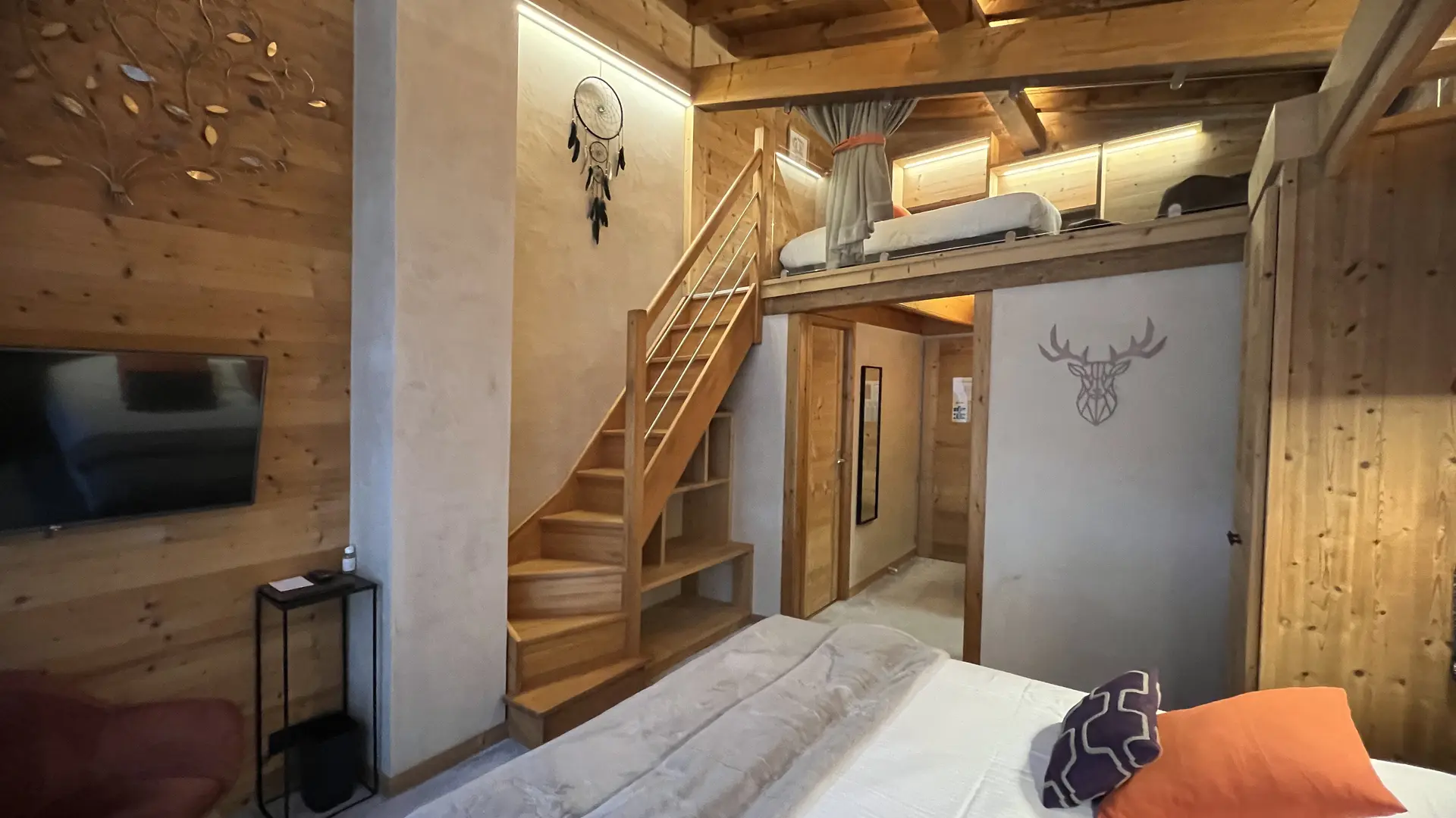 Exemple de chambre duplex