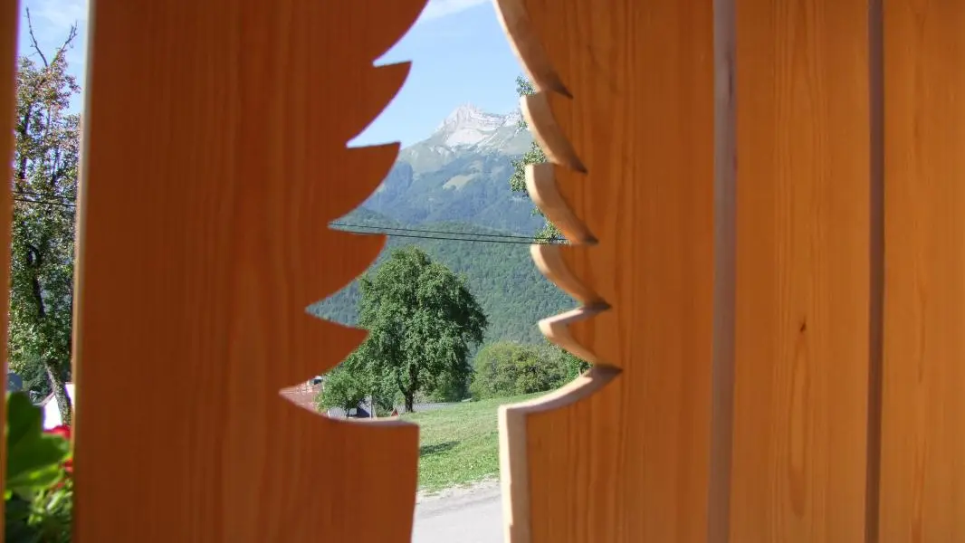 Vue de la terrasse.