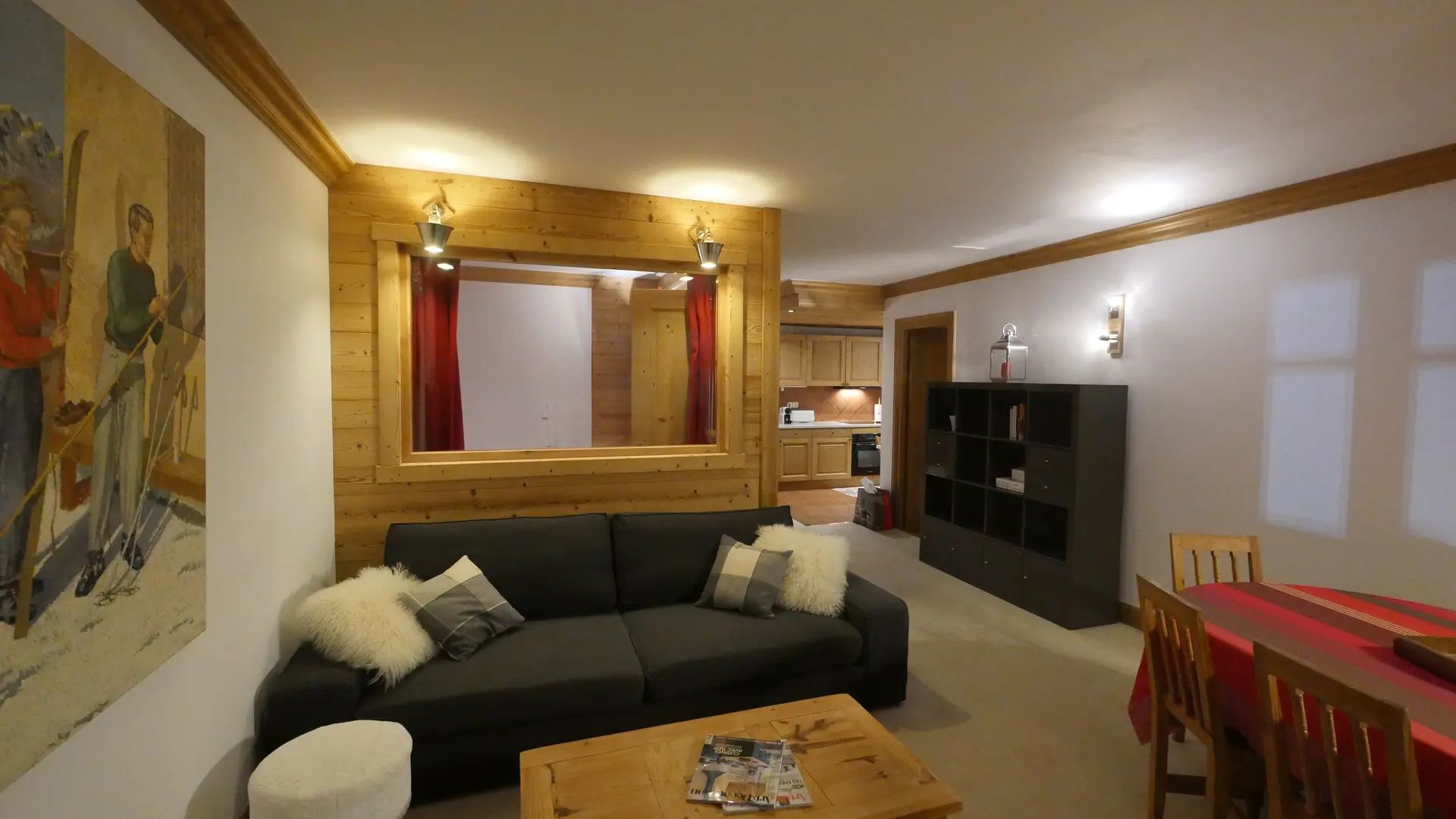Intérieur salon_Chalet Les Alpes