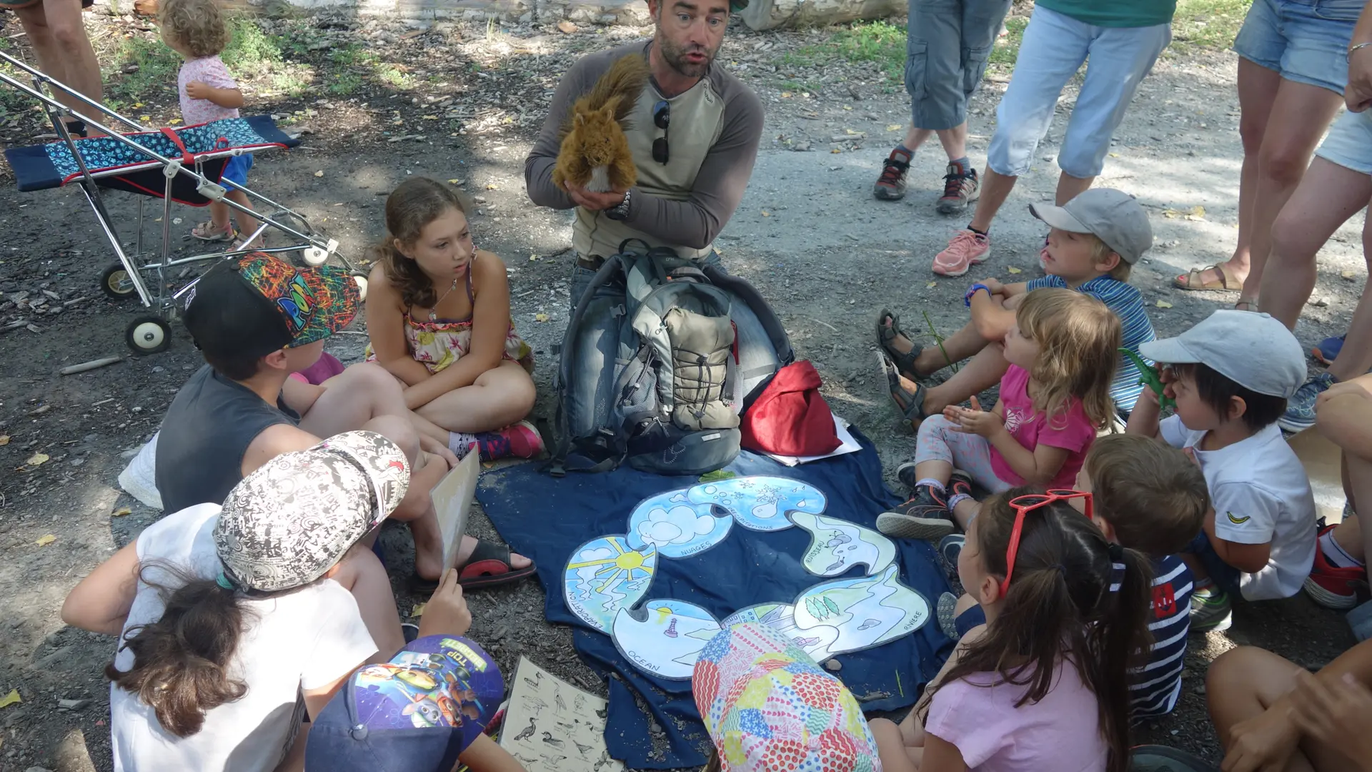 Activité enfant balade - Camping Le Petit Liou BARATIER