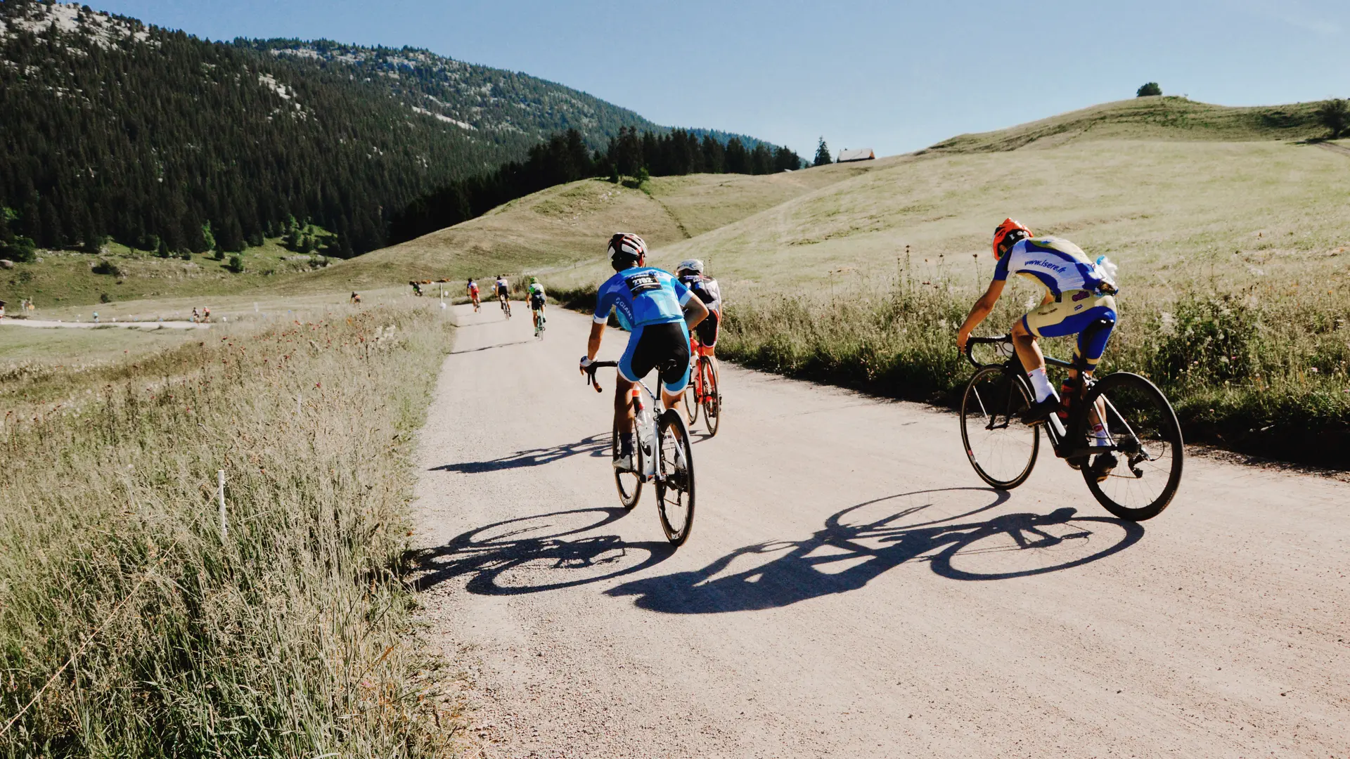 Photo traversé du plateau des Glières en vélo