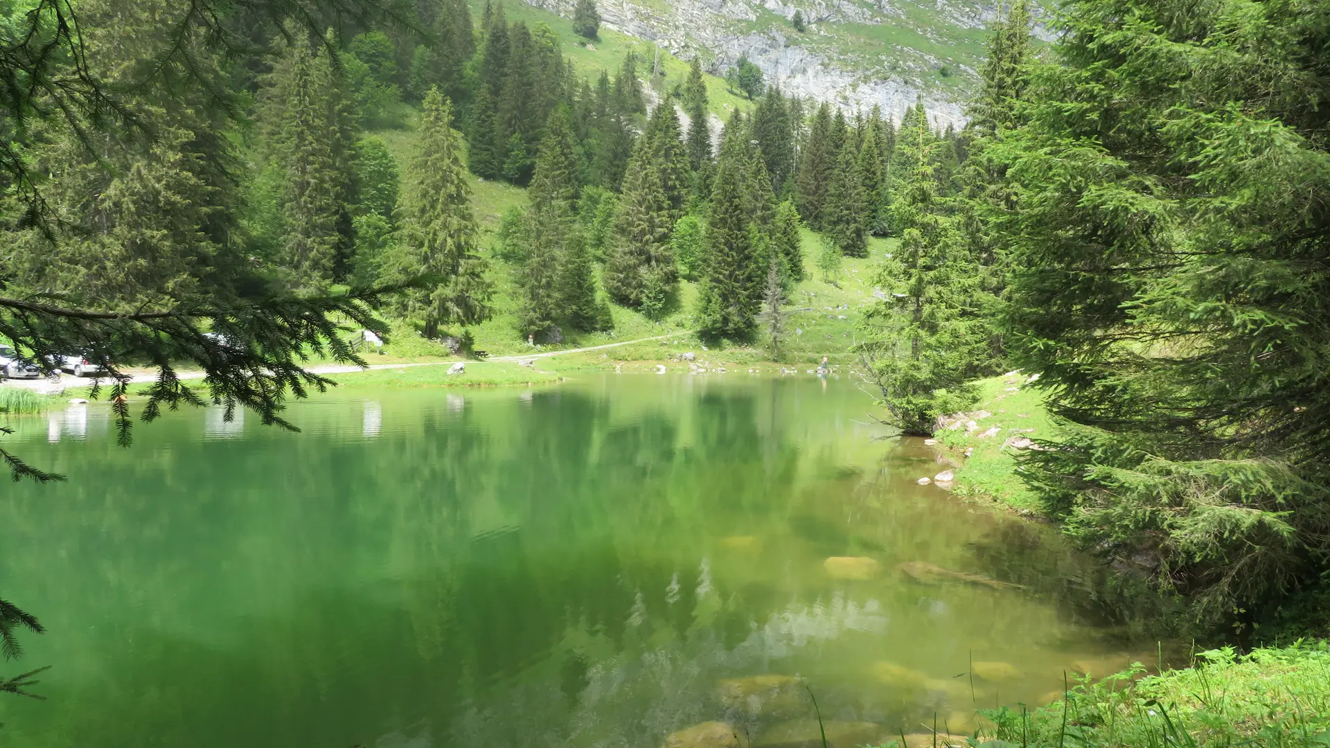 Randonnée et pêche au lac de Fontaine