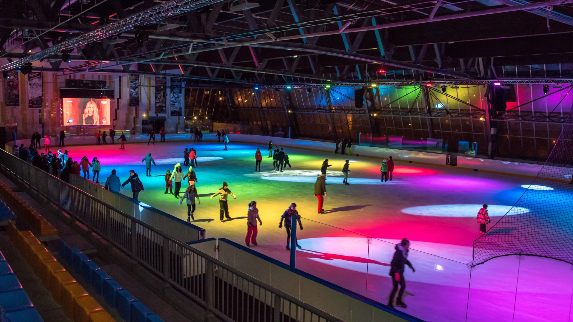 Patinoire en nocturne