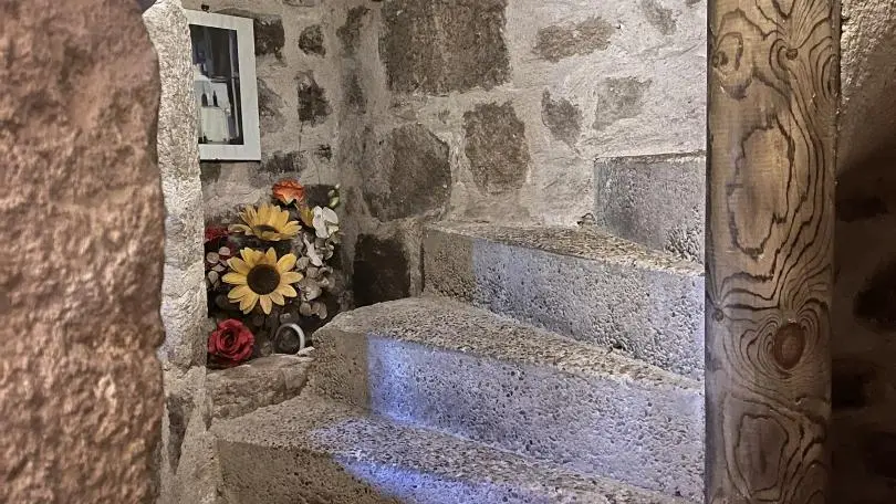 escalier en quart tournant