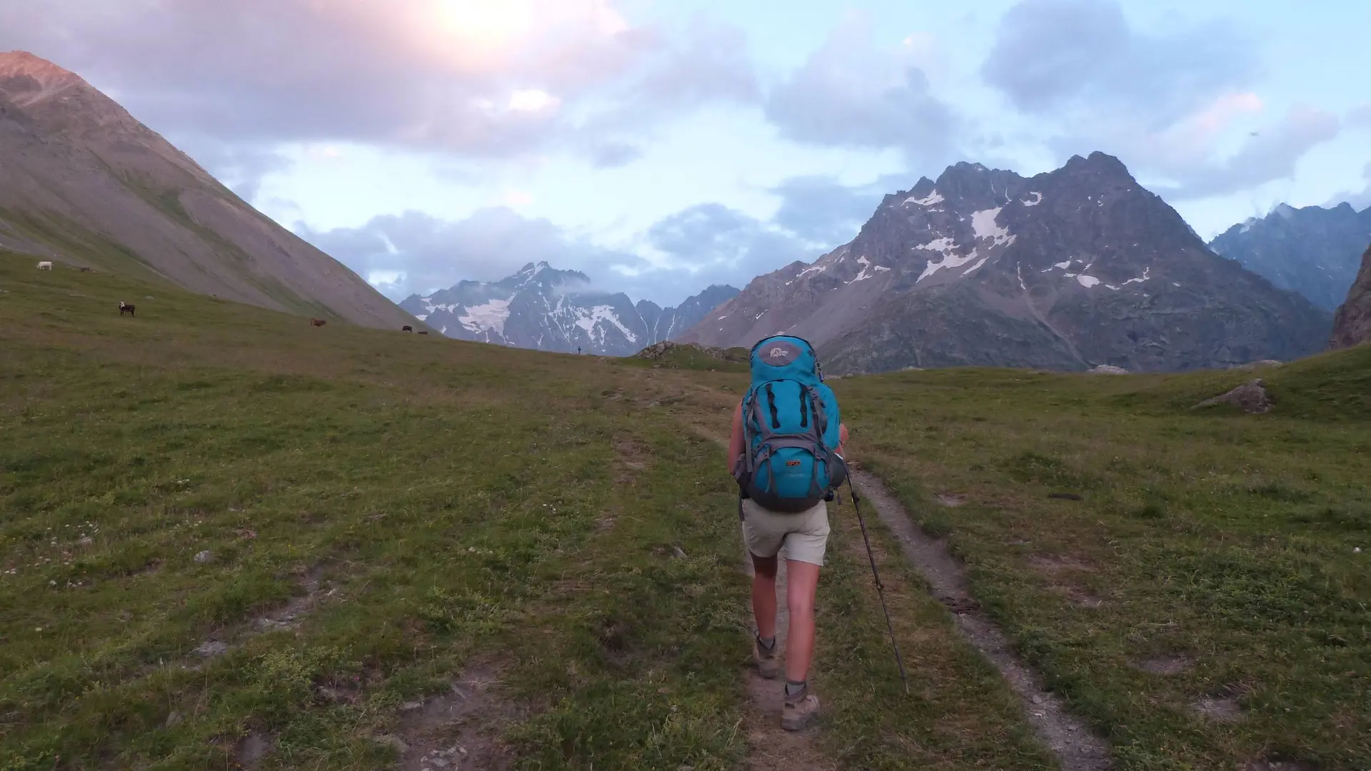 Juste au dessus du refuge de Villar-d'Arêne