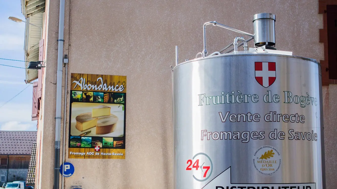 Lieu de production du Reblochon de Bogève