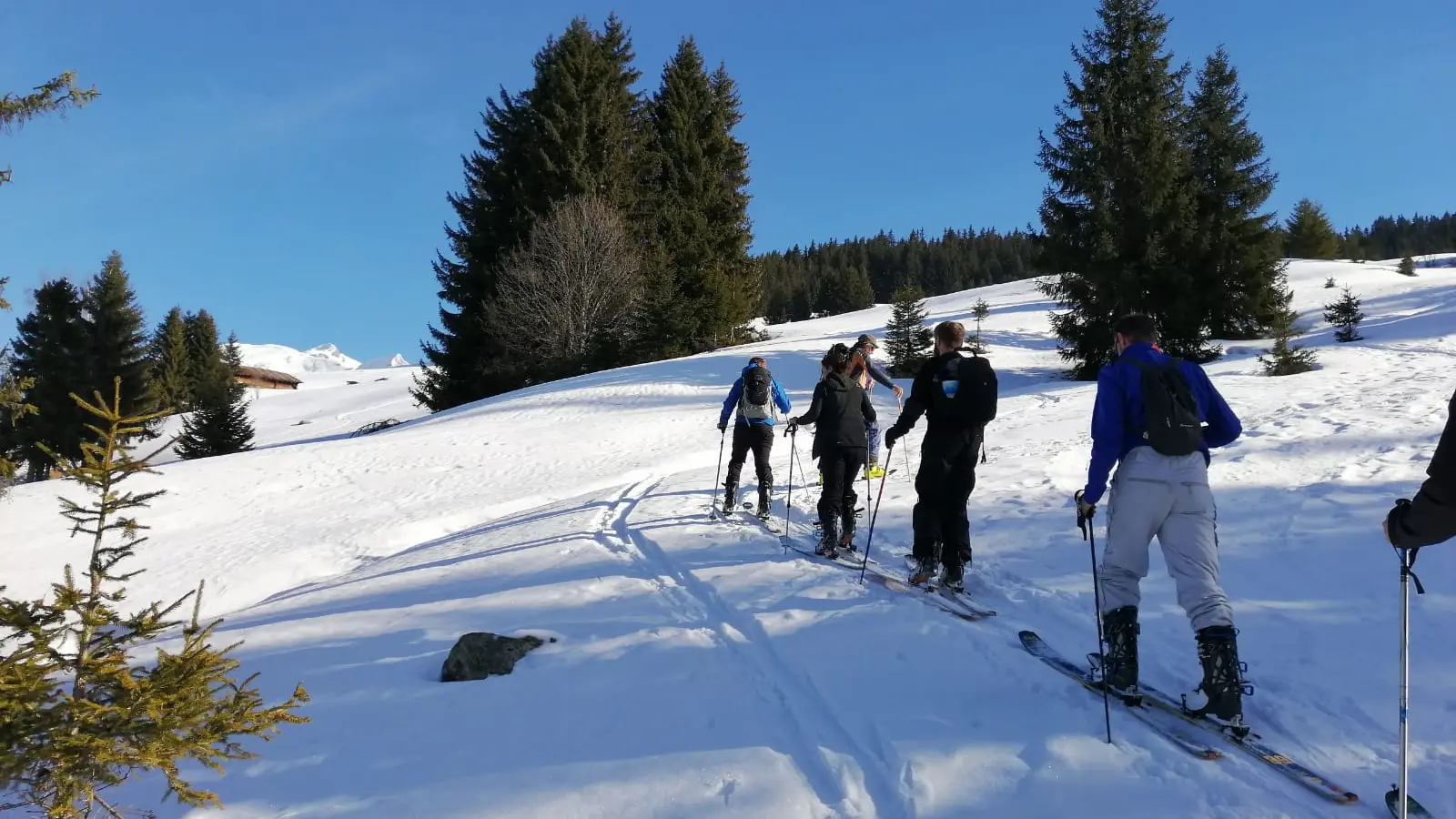 Itinéraire de ski de randonnée - Le Bettex / Télésiège des Monts Rosset