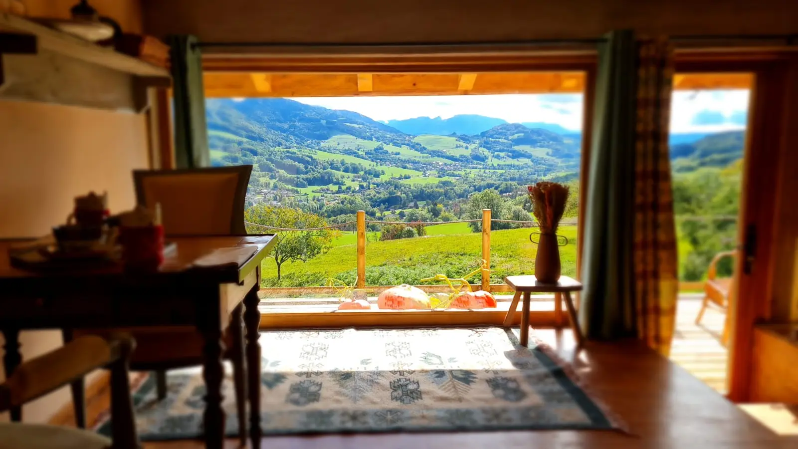 Vue vallée depuis la chambre