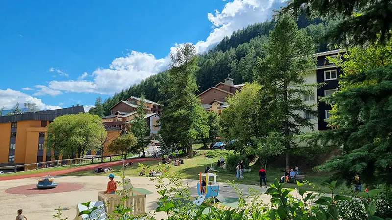 aire de jeux Val d'Allos la Foux