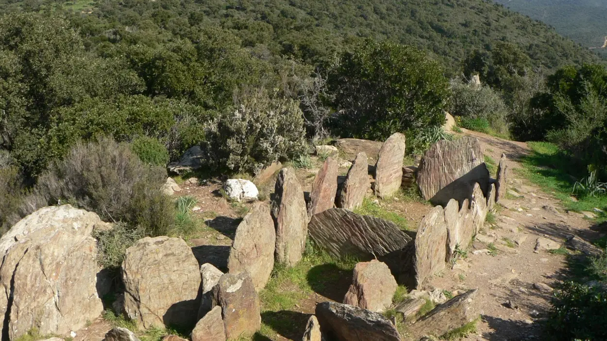 Panoramablick Dolmen von Gaoutabry in La Londe les Maures