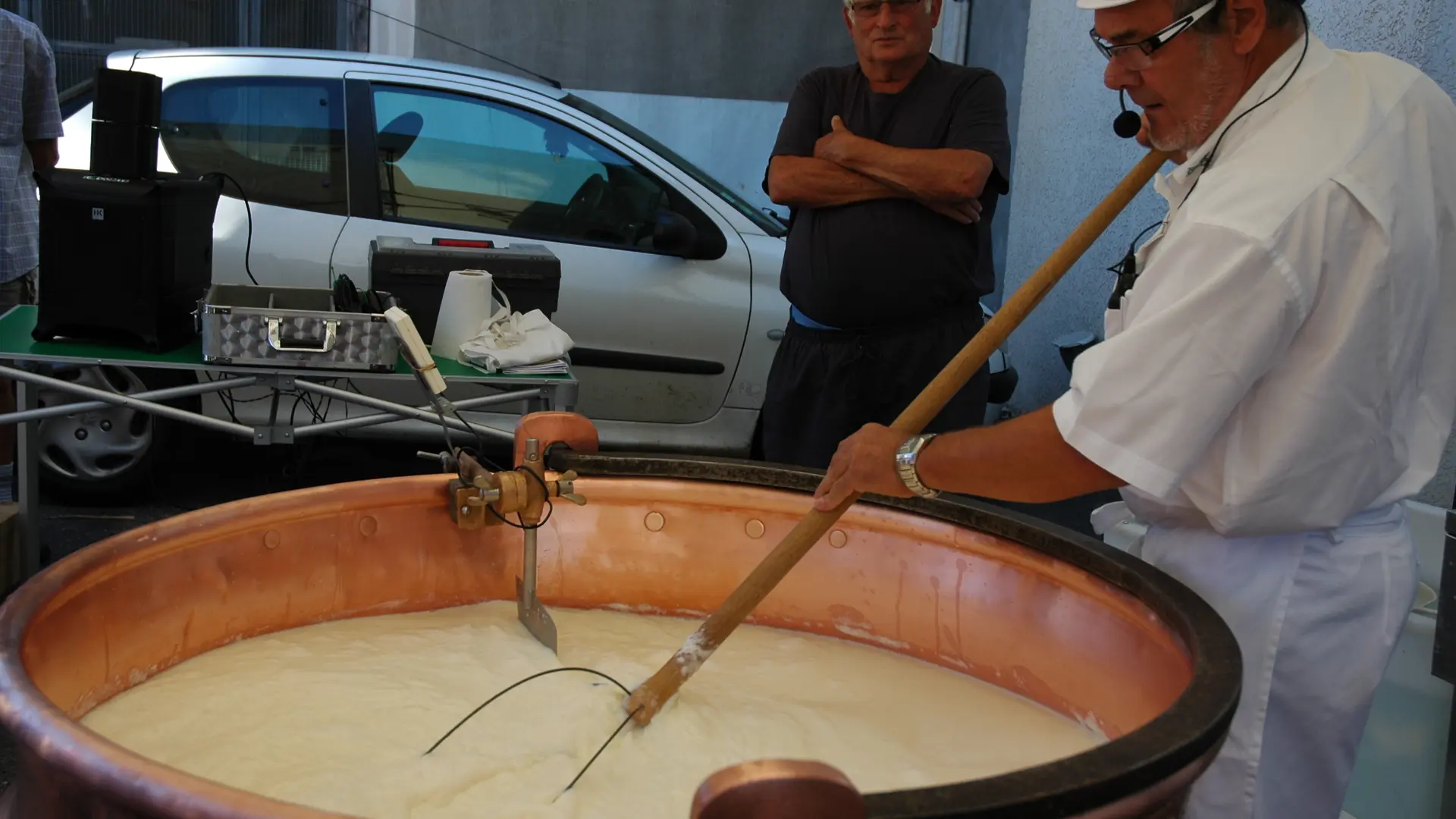 La fabrication à l'ancienne du comté