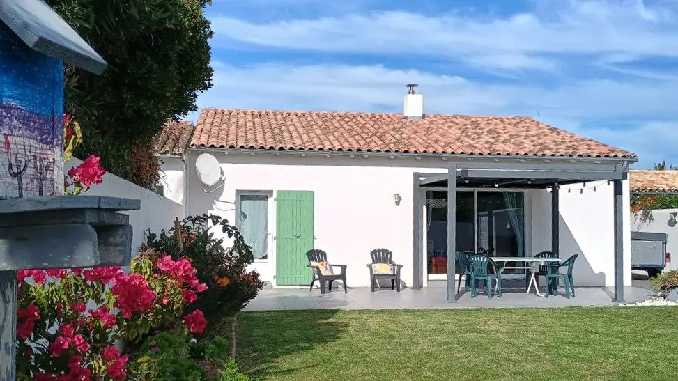 View of the house from the garden