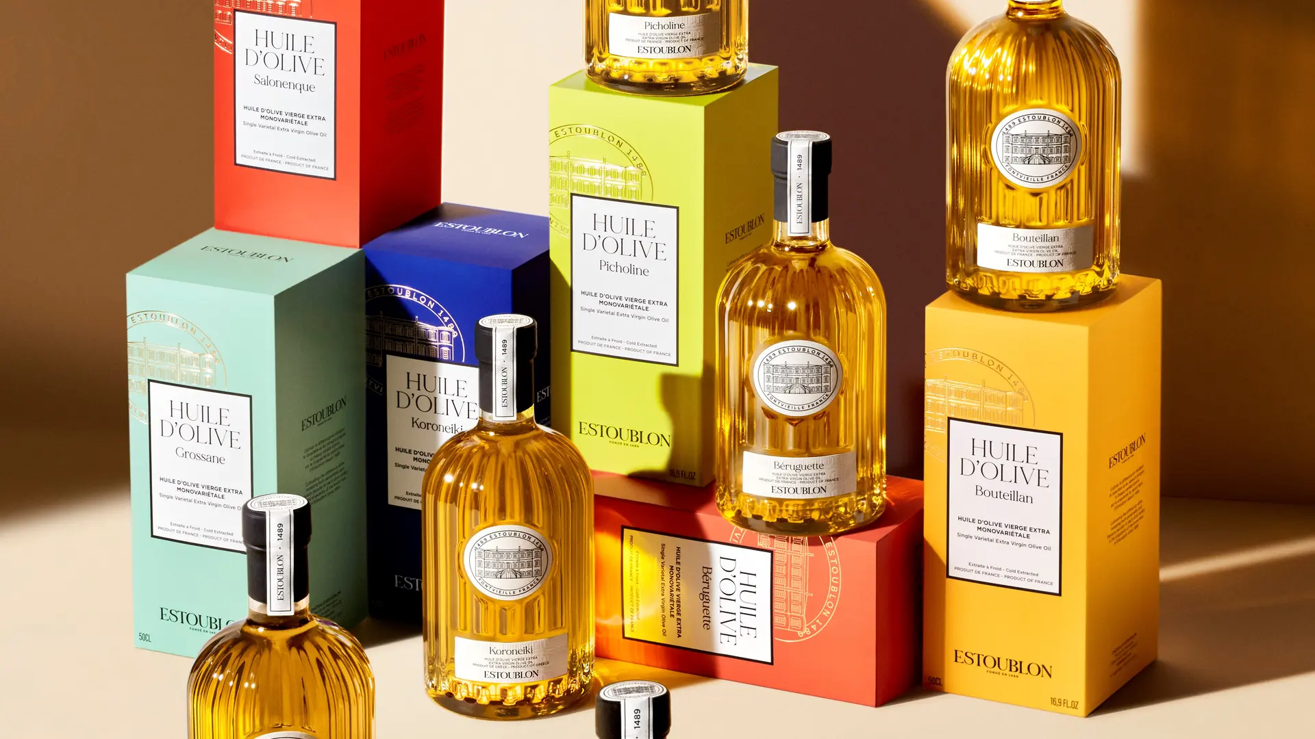 Huiles d'Olive Monovariétales