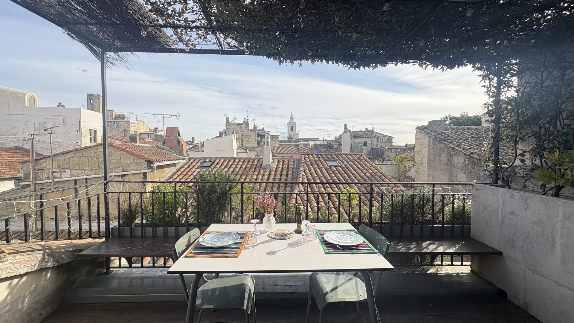 Terrasse sur le toit - vue 2