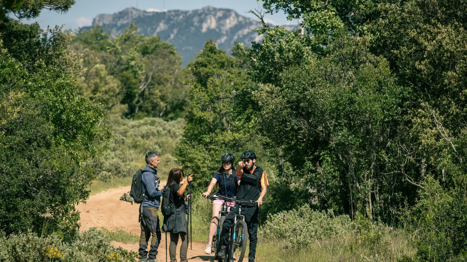 Vue sur la Loube depuis la piste