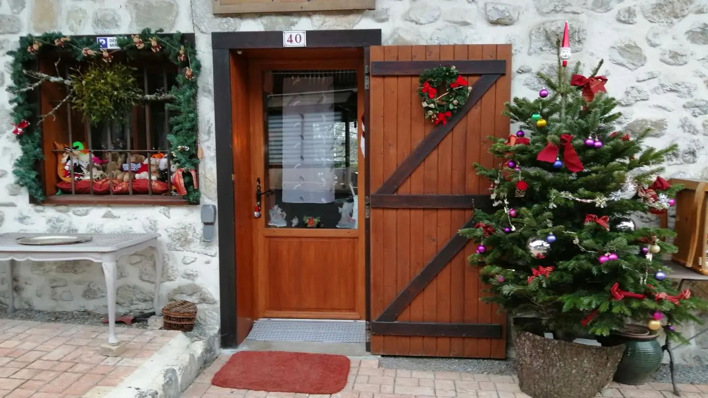 Noël à la porte du Gîte