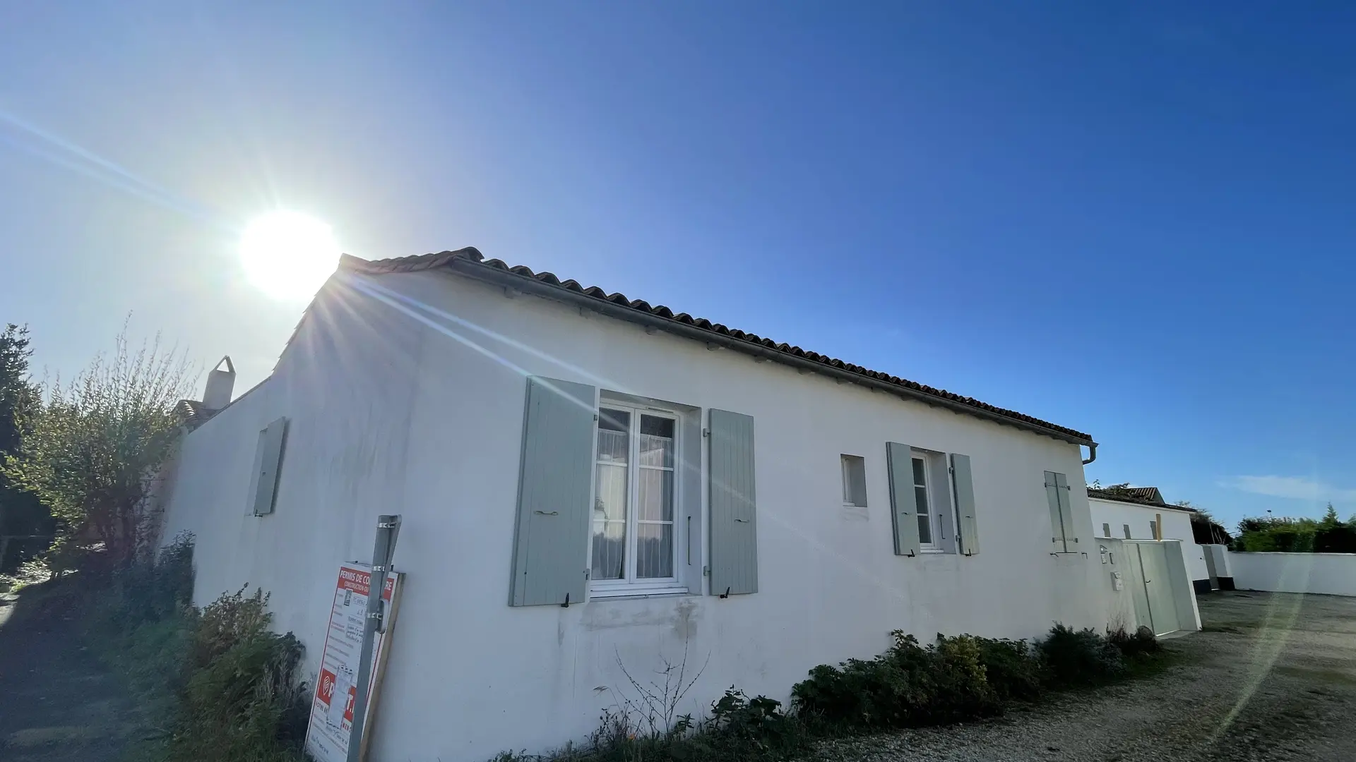 L’entrée de la maison