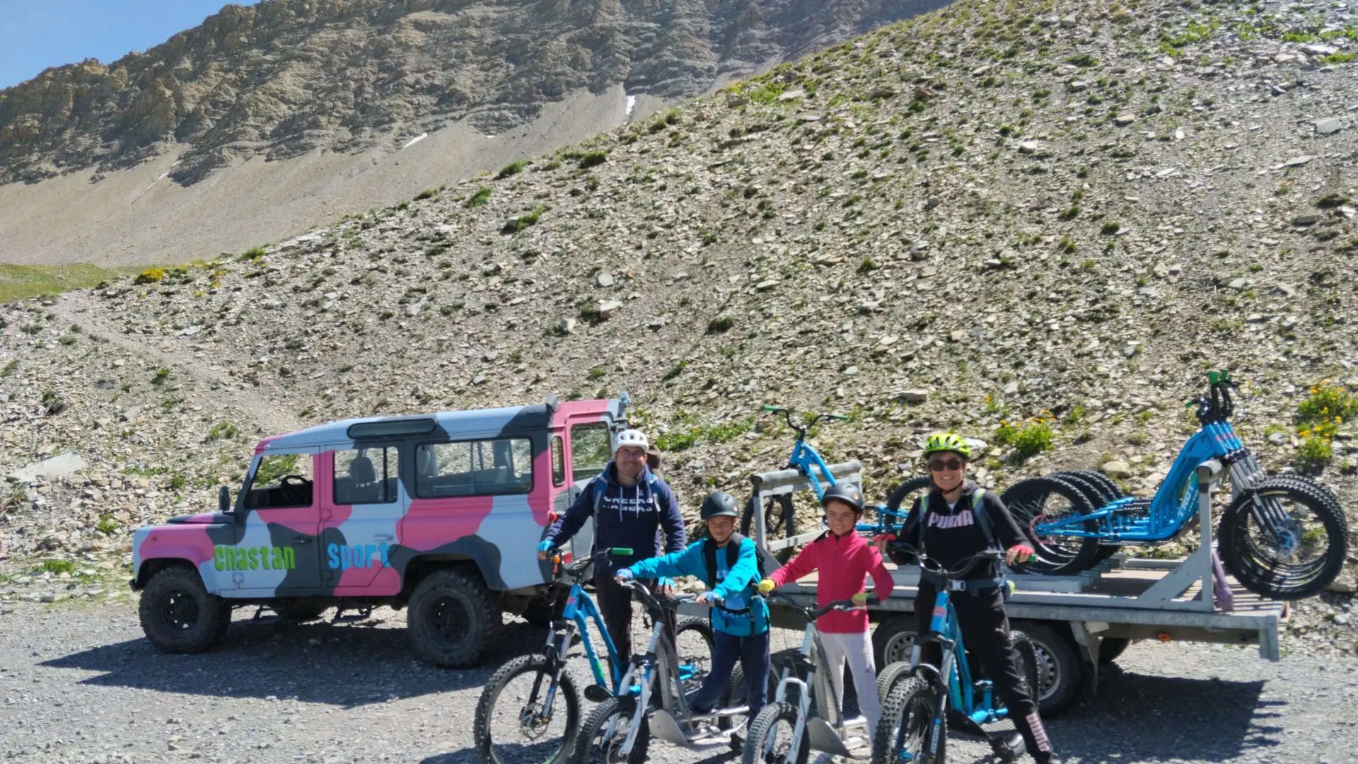 Chastan Sport - Randonnée trottinette Tout Terrain et location Fat Bike à assistance électrique_Crévoux